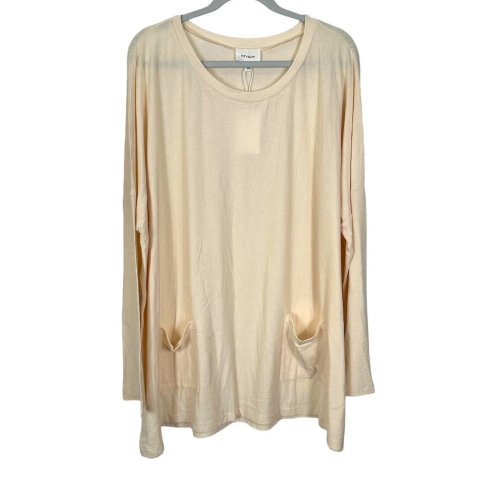 Heyson Cream Top Size 2XL